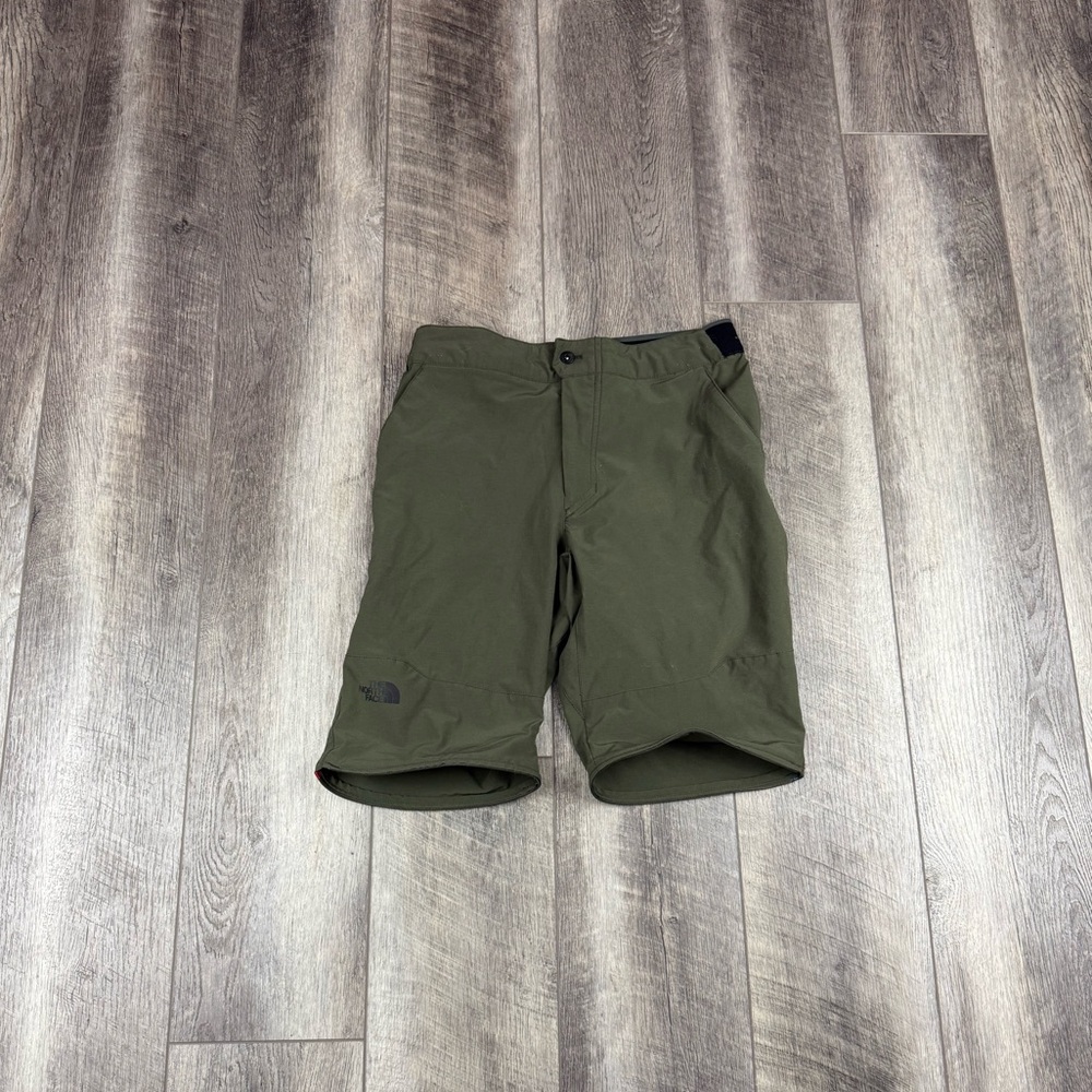 North Face Mens Olive Hiking Shorts